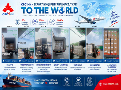 Another productive week of international shipments at CPC1HN in September 2026