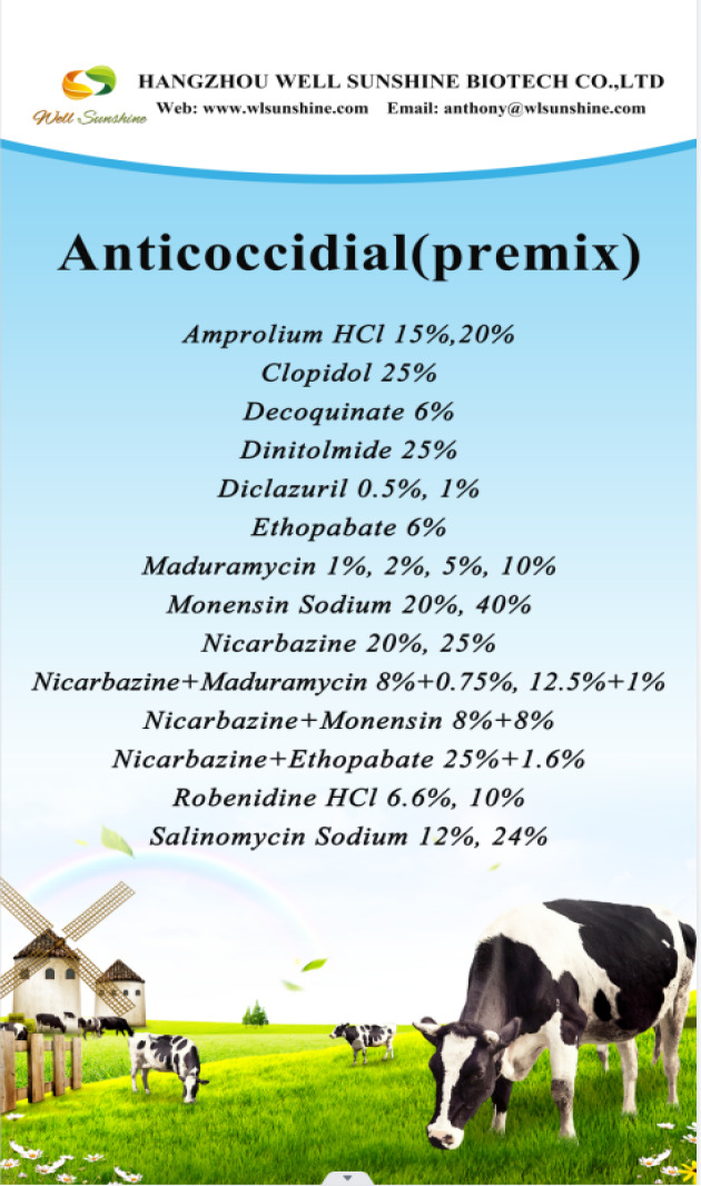 Anticoccidial(premix) from Well Sunshine Group