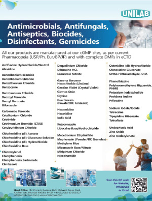 API Product List, Unilab, 2025