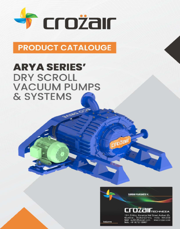 ARYA DRY SCROLL VACUUM PUMPS & SYSTEMS