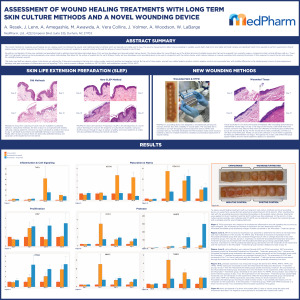 Assessment of wound healing treatments