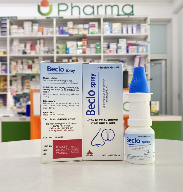 Beclometason dipropionat 50 mcg/100mcl  Dosage Form Nasal spray