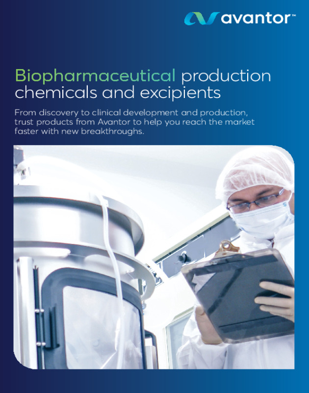 Biopharmaceutical production chemicals and excipients