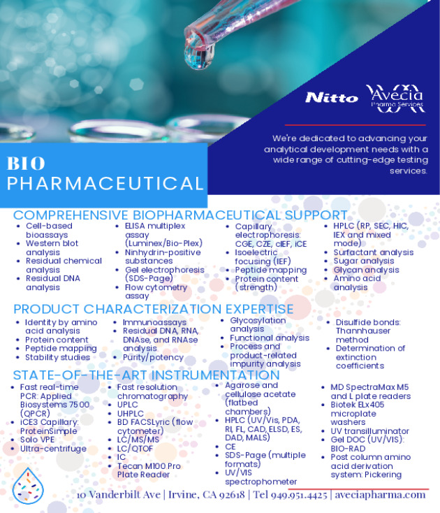 Biopharmaceutical Support