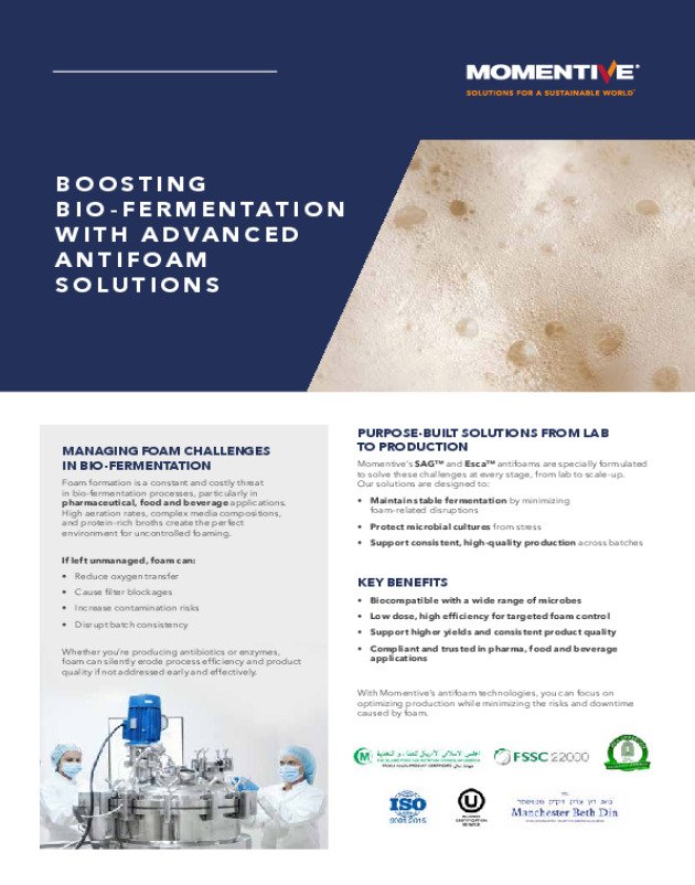 Boosting Bio-Fermentation With Advanced Antifoam Solutions