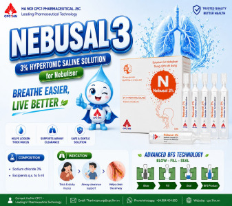 Breathe Easier. Live Better with Nebusal 3%