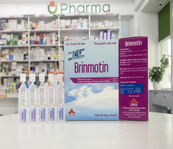 Brinmotin Eye drops solution Active ingredients: Brimonidine tartrate 0.2% and Timolol 0.5%