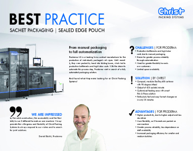 Christ Packing Systems | BEST PRACTICE Sachet Packaging
