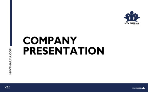 Company presentation NVV Pharma
