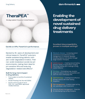 Confidence in sustained release with TheraPEA™