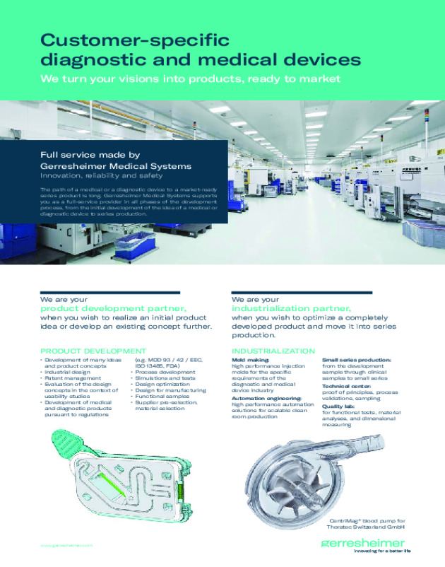 Customized Diagnostics and Medical Devices