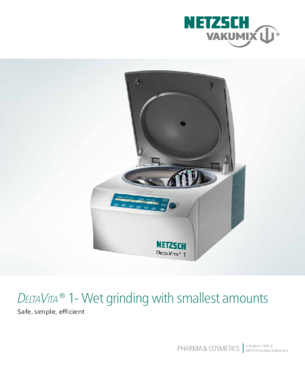 DeltaVita 1 - Wet Grinding