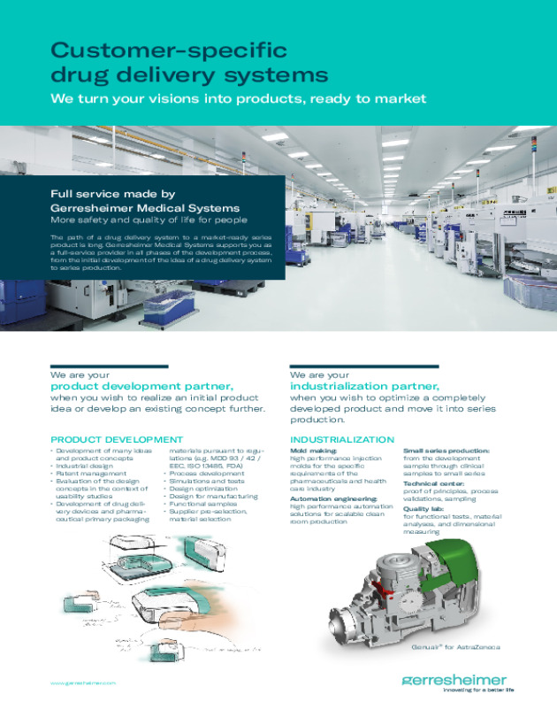 Drug Delivery Systems Development and Contract Manufacturing