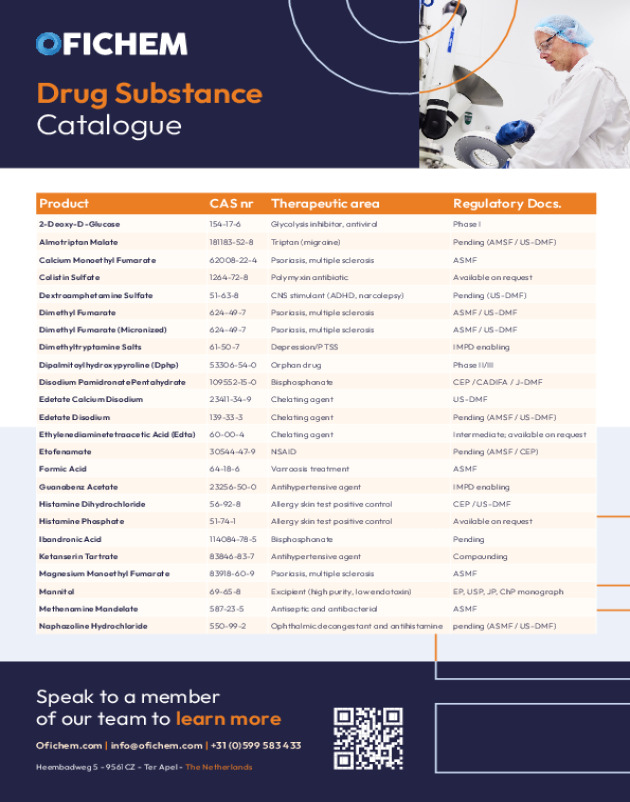 Drug Substance Catalogue