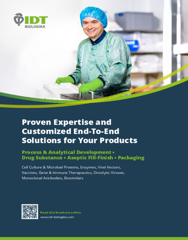 End-To-End Services in Biologics Manufacturing