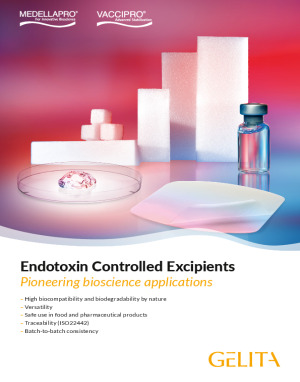 Endotoxin Controlled Excipients Pioneering bioscience applications