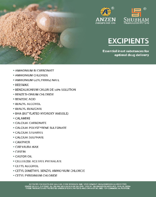 Excipients