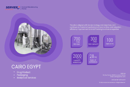Flyer CMO Cairo - Servier Contract Manufacturing
