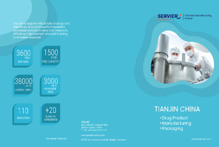 Flyer CMO Tianjin - Servier Contract Manufacturing