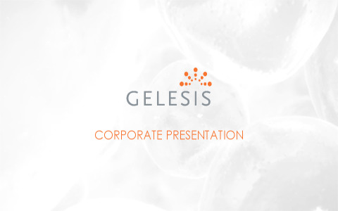 Gelesis Corporate Presentation