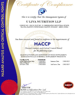 HACCP CERTIFICATE