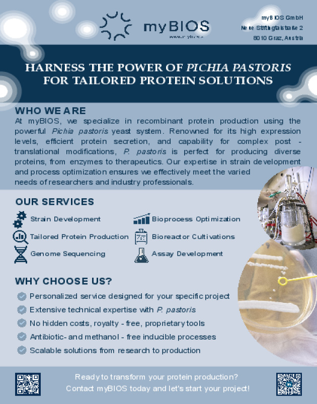 HARNESS THE POWER OF PICHIA PASTORIS FOR TAILORED PROTEIN SOLUTIONS