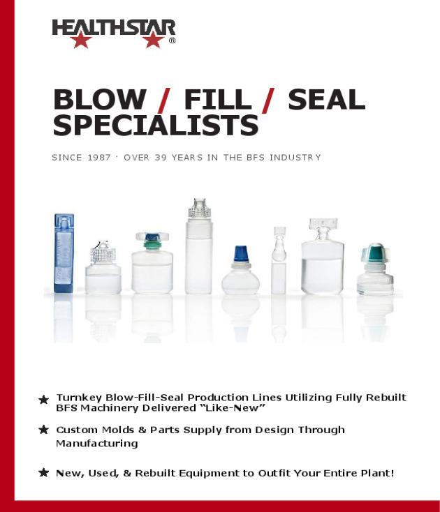 HealthStar Blow-Fill-Seal Machine Rebuild Process Brochure