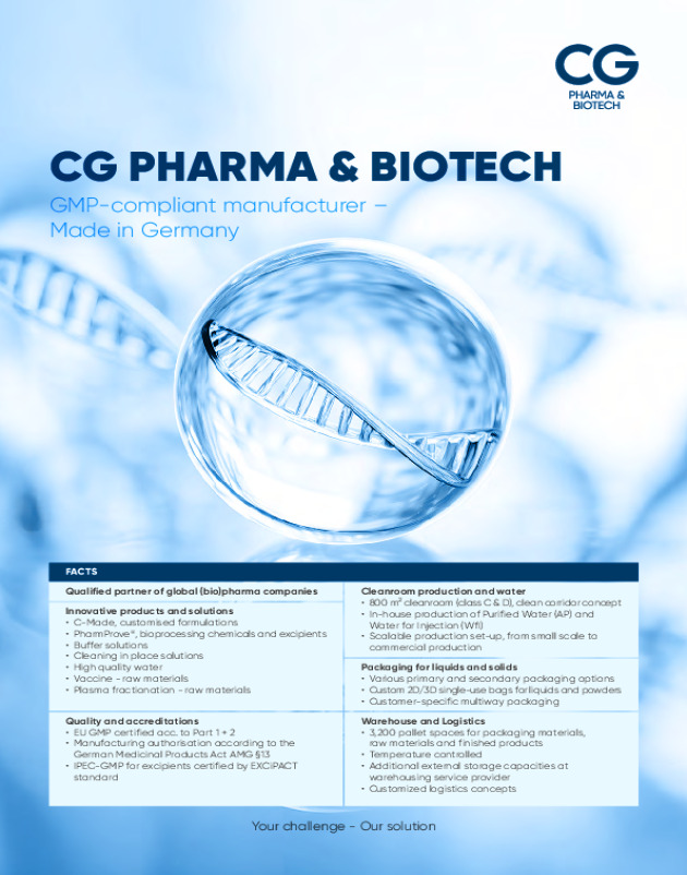 Introduction CG Pharma & Biotech