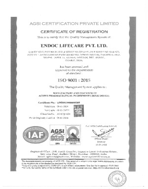 ISO Certificate