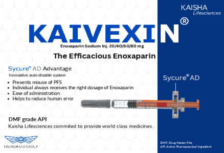 KAIVEXIN (Enoxaparin PFS with Sycure AD)