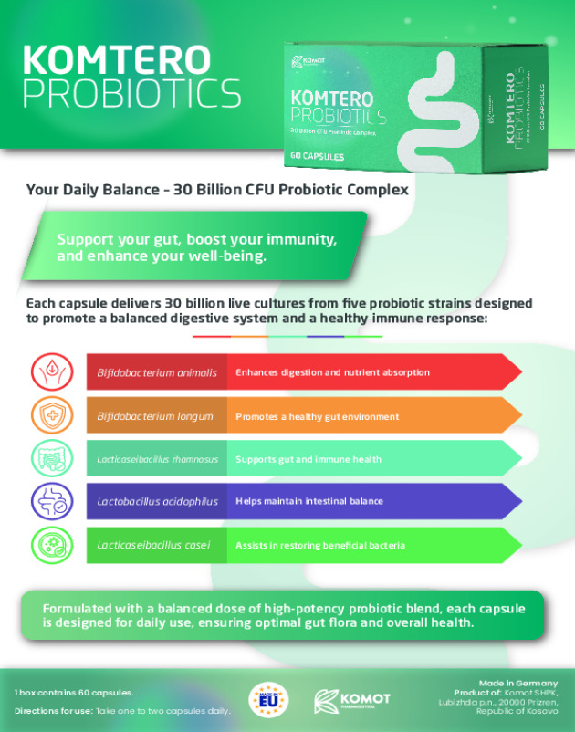 Komtero Probiotics Brochure