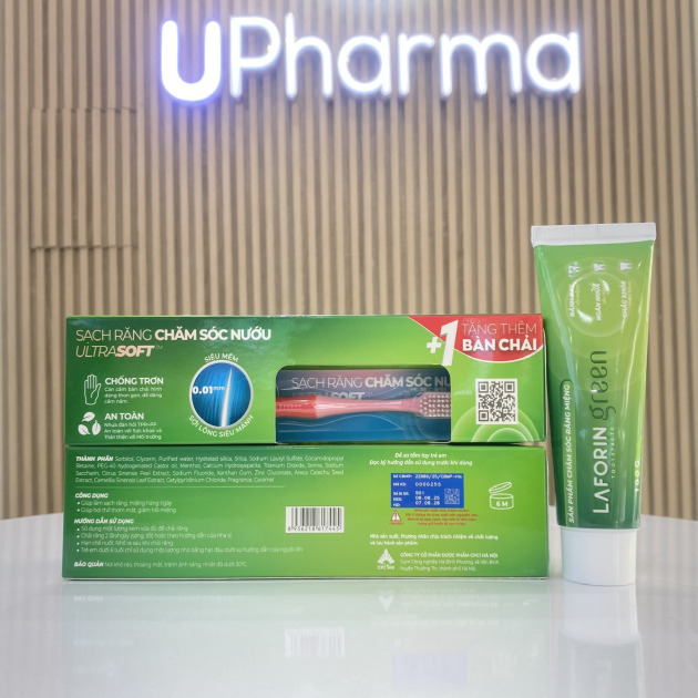 Laforin green toothpaste