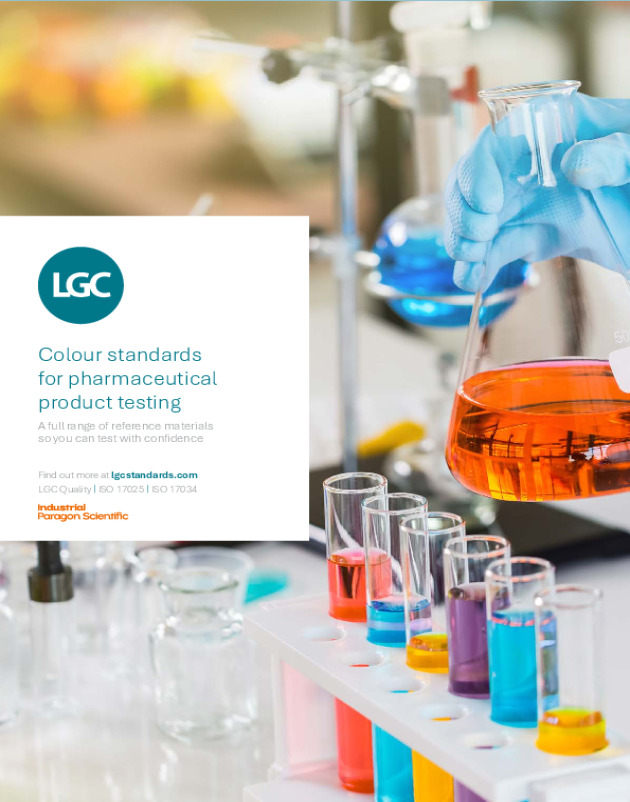 LGC Colour Standards for Pharmaceutical Product Testing