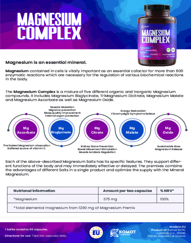 Magnesium Complex brochure