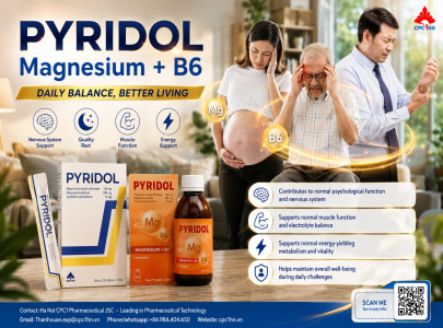 Magnesium + Vitamin B6 — A Convenient Daily Formula