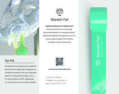 Manetti Foil - HSF for Labeling, CPHI Milan Brochure