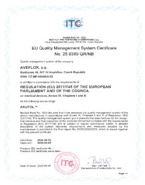 MDR certificate