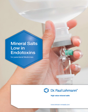 Mineral Salts Low in Endotoxins