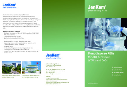 Monodisperse PEG Linkers for ADCs, and Targeted Protein Degraders, PROTACs, DACs, LYTACs