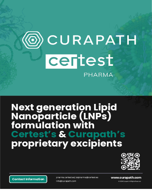 Next generation LNPs formulation with Curapath’s excipients