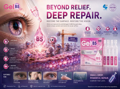 One Drop. Deep Repair. Everyday Comfort with Gel B5