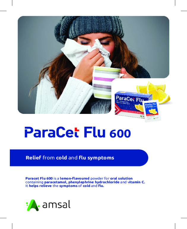 Paracet Flu 600 - Brochure