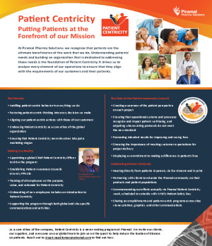 Patient Centricity Quick Facts Sheet