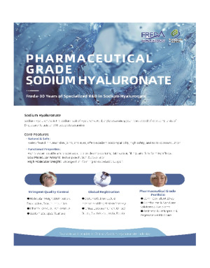 PHARMACEUTICAL  GRADE  SODIUM  HYALURONATE
