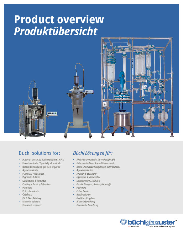 Product overview - Buchiglas