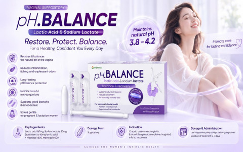 Restore the Balance. Restore Women's Confidence with pH Balance