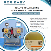 Roll to Roll machine, suitable for roll-fed materials