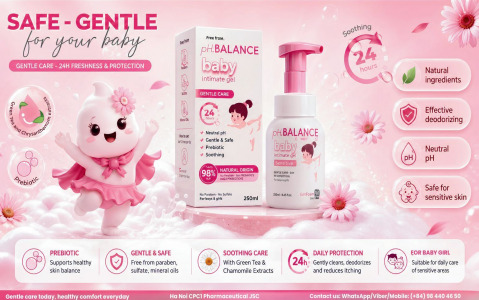 Safe Care Starts Early with pH.BALANCE Baby