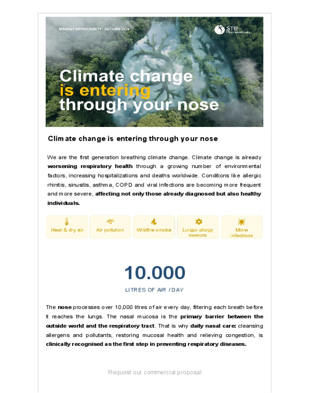 Sea Water Nasal Sprays Campaign