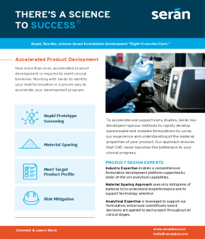 Serán Accelerated Oral Development